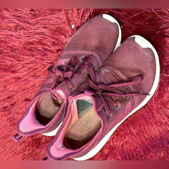 Adidas Womens Cloudform Pure Red Running Shoes Sneaker Sz 8.5 - Picture 6 of 6